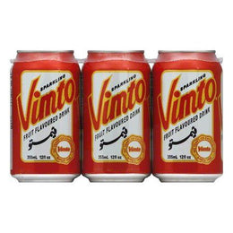    Vimto Sparkling Fruit Drink مشروب فيمتو الفوار  6 x11.2 (330ml) Red Can