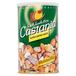 Castania Super Mixed Nuts  16 oz (454g) Green Can