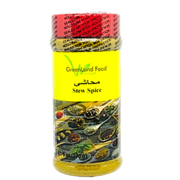 Stew Spice بهار محاشي Stew Spice is the perfect seasoning to accompany any stew. In the Middle East, popular stews such as bamieh and fasoolya require a perfect blend of spices to create the unique taste sensation everyone looks for. Stew Spice combines all of the necessary elements for the perfectly tasting stew.  8 oz Jar